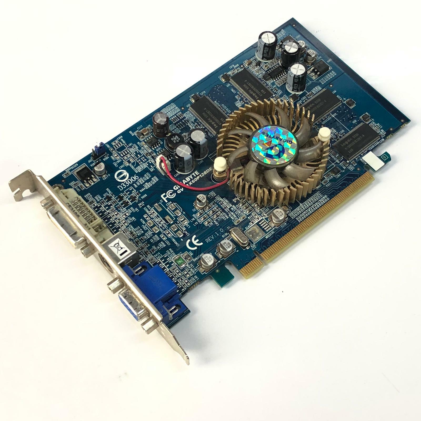 GIGABYTE GV-RX60P128DE ATI Radeon PRO 128MB DDR 128-bit PCIe VGA
