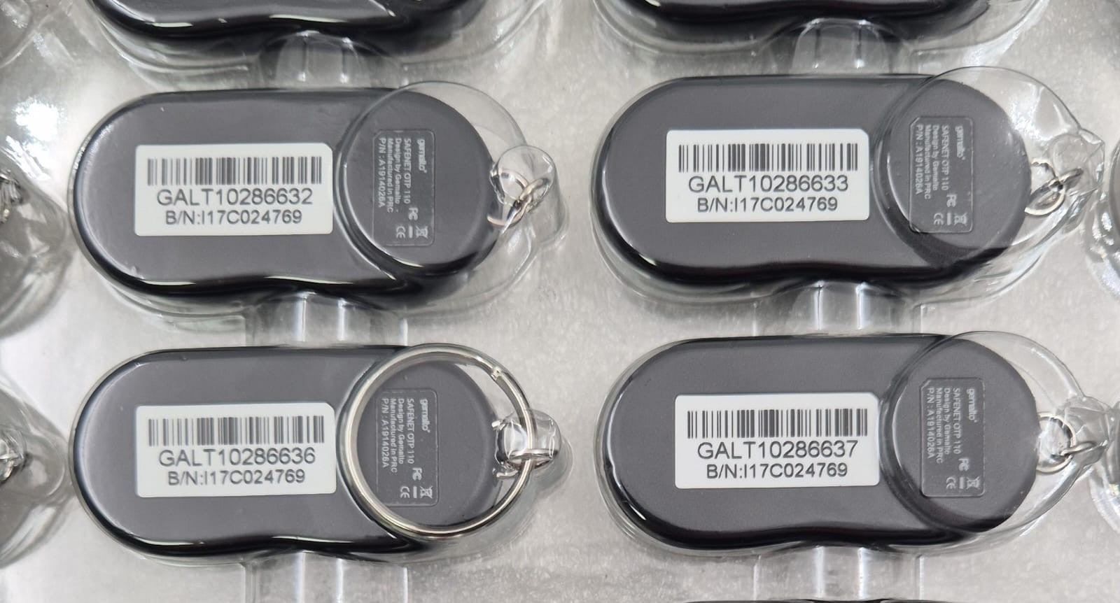 [PACK 20 DEVICES] NEW - Gemalto SAFENET OTP 110 One Time Password Hardware Token