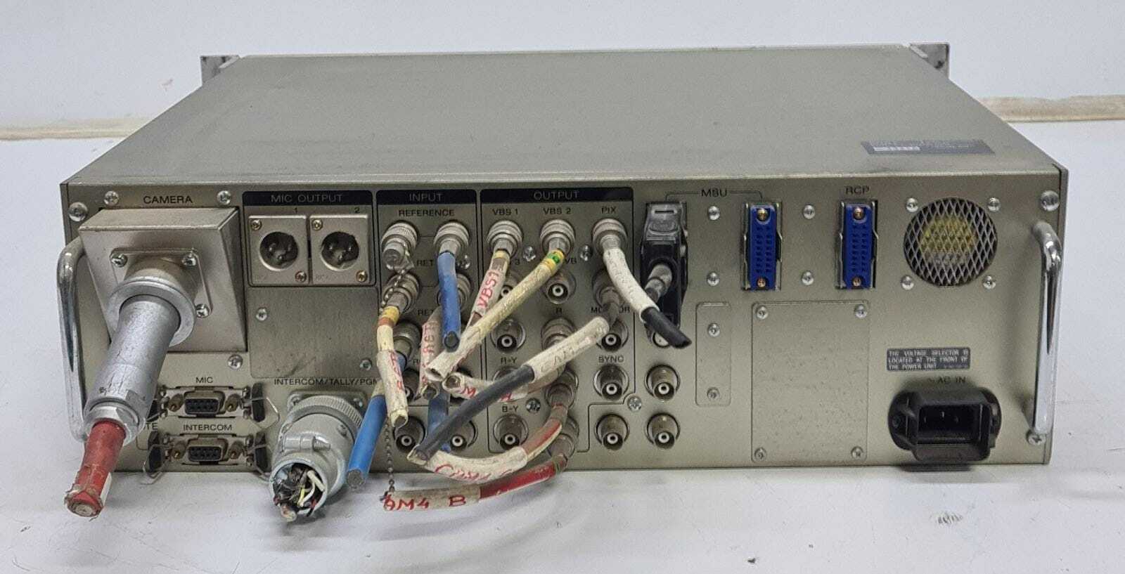 Sony CCU-370P Camera Control Unit W/ DM AT VA Control Boards