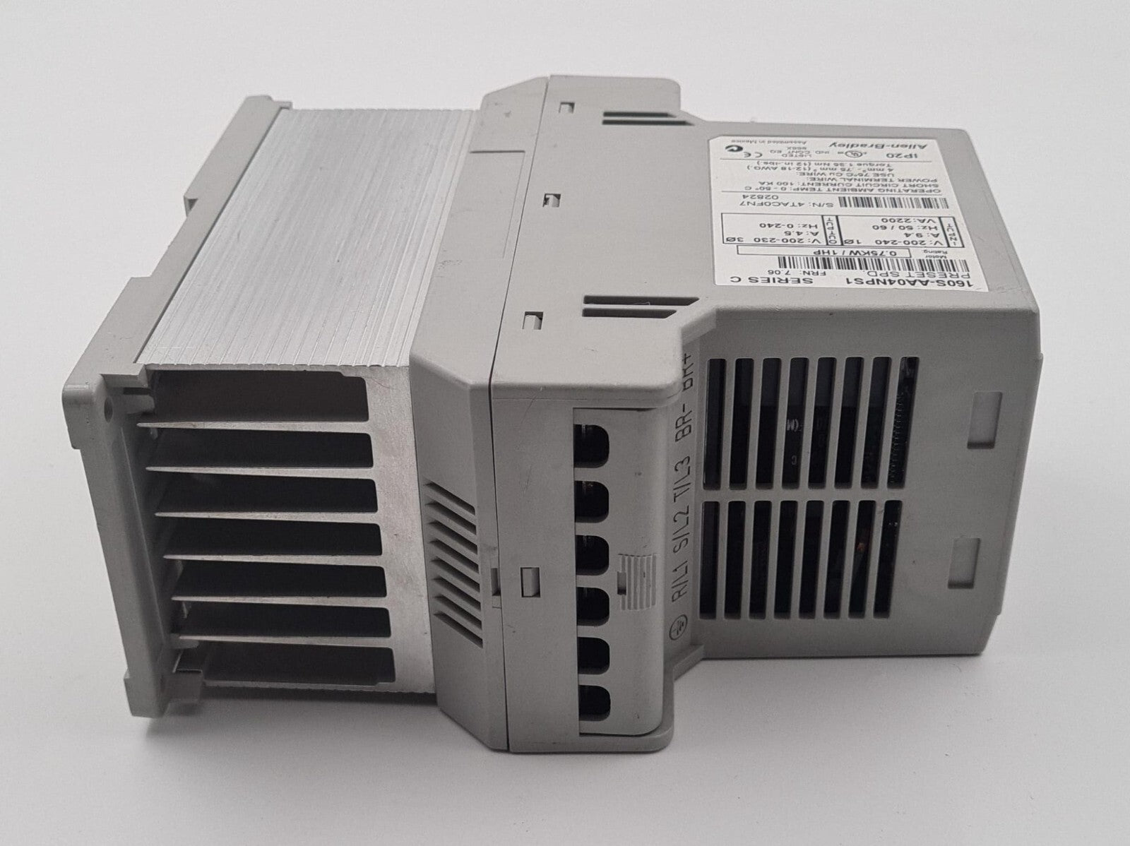 Allen-Bradley 160S-AA04NPS1 SERIES C Speed Drive converter 0.75KW 1HP