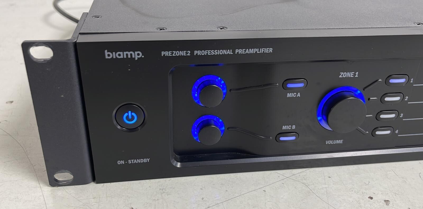 Biamp Prezone 2 Professional Audio Preamplifiers Stereo source zones