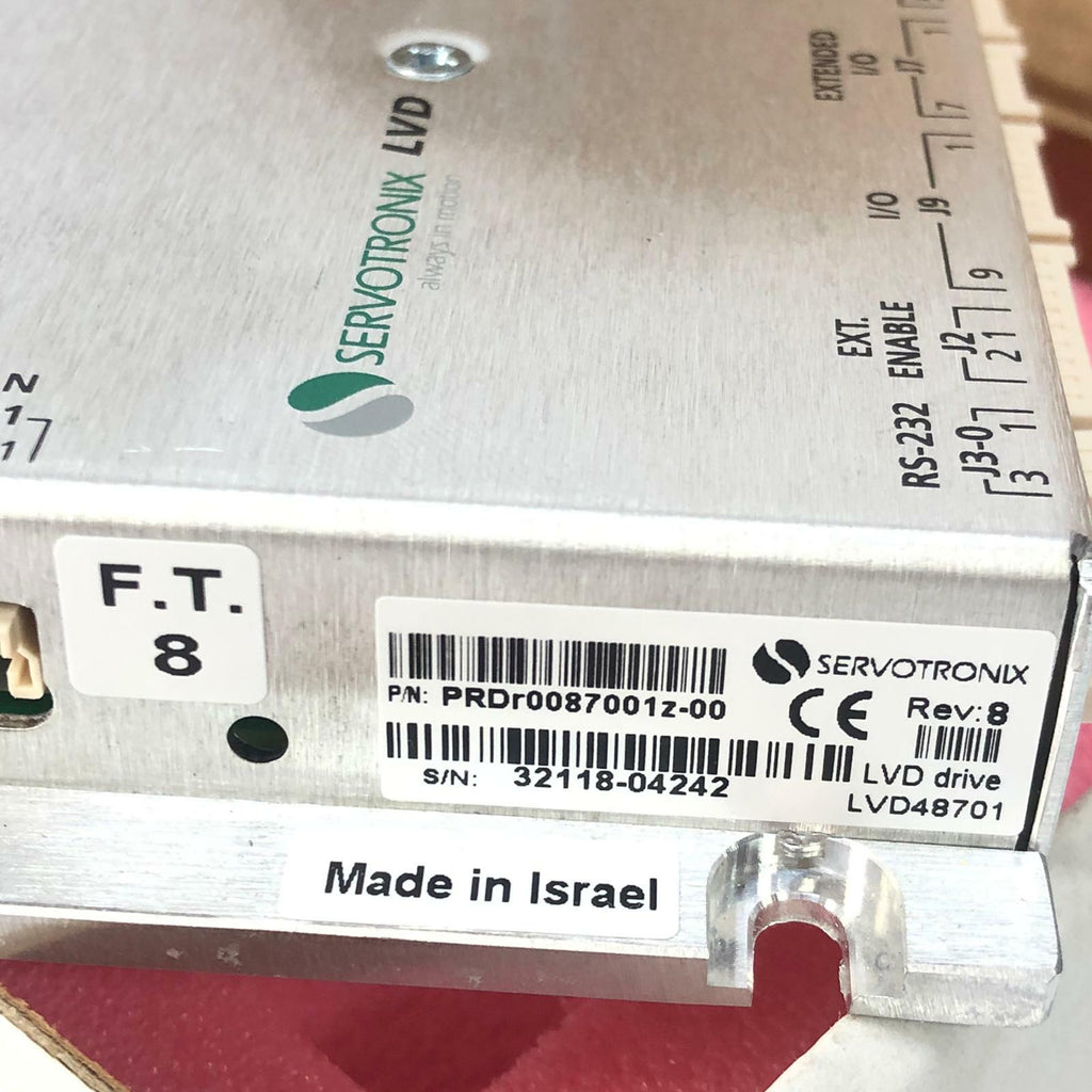 Servotronix Kollmorgen LVD Drive LVD48701 PRDr0087001z-00 Rev 8