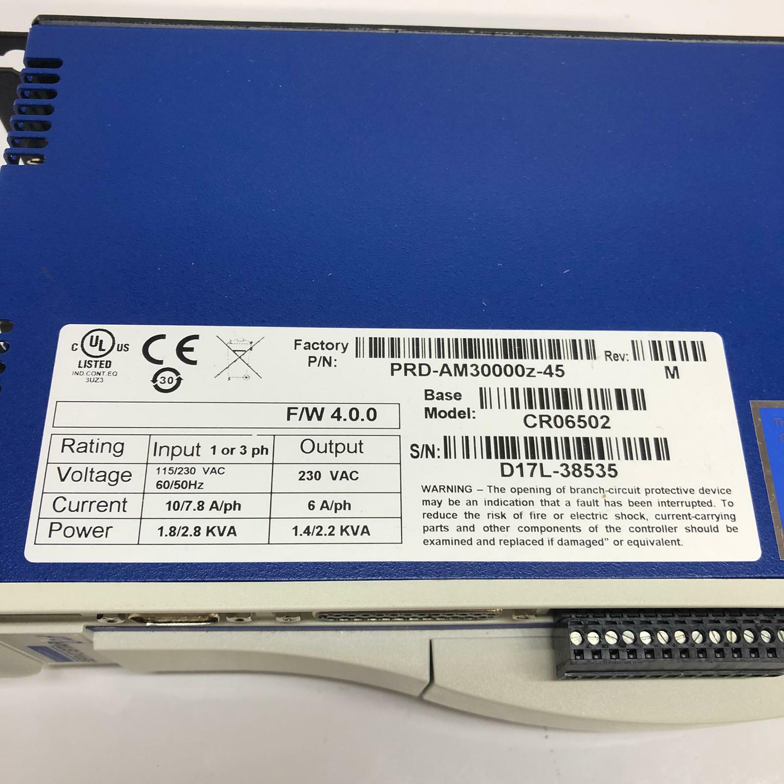 *NEW* Kollmorgen CR06502 SERVOSTAR CD Servo Drive PRD-AM30000z-45 REV M