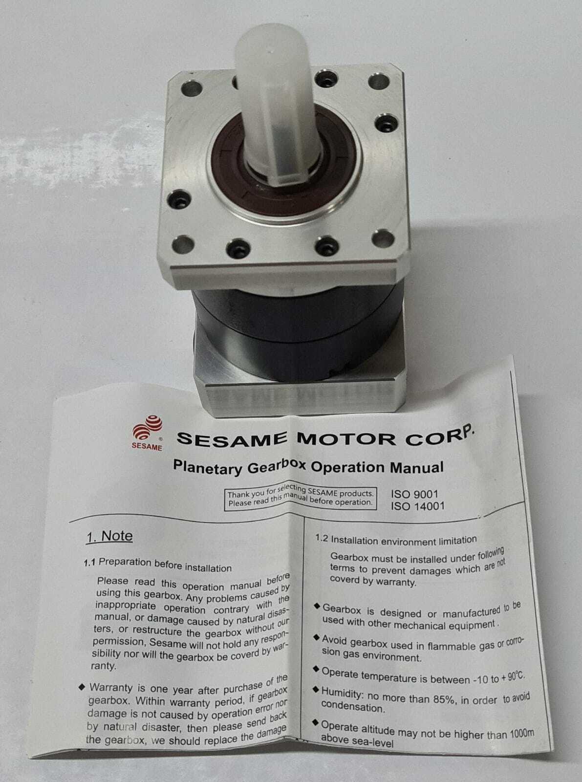 Sesame Servotronix PAN23- 5- P2 StepIM Planetary Gearbox Servo Motor 5PP2050B03