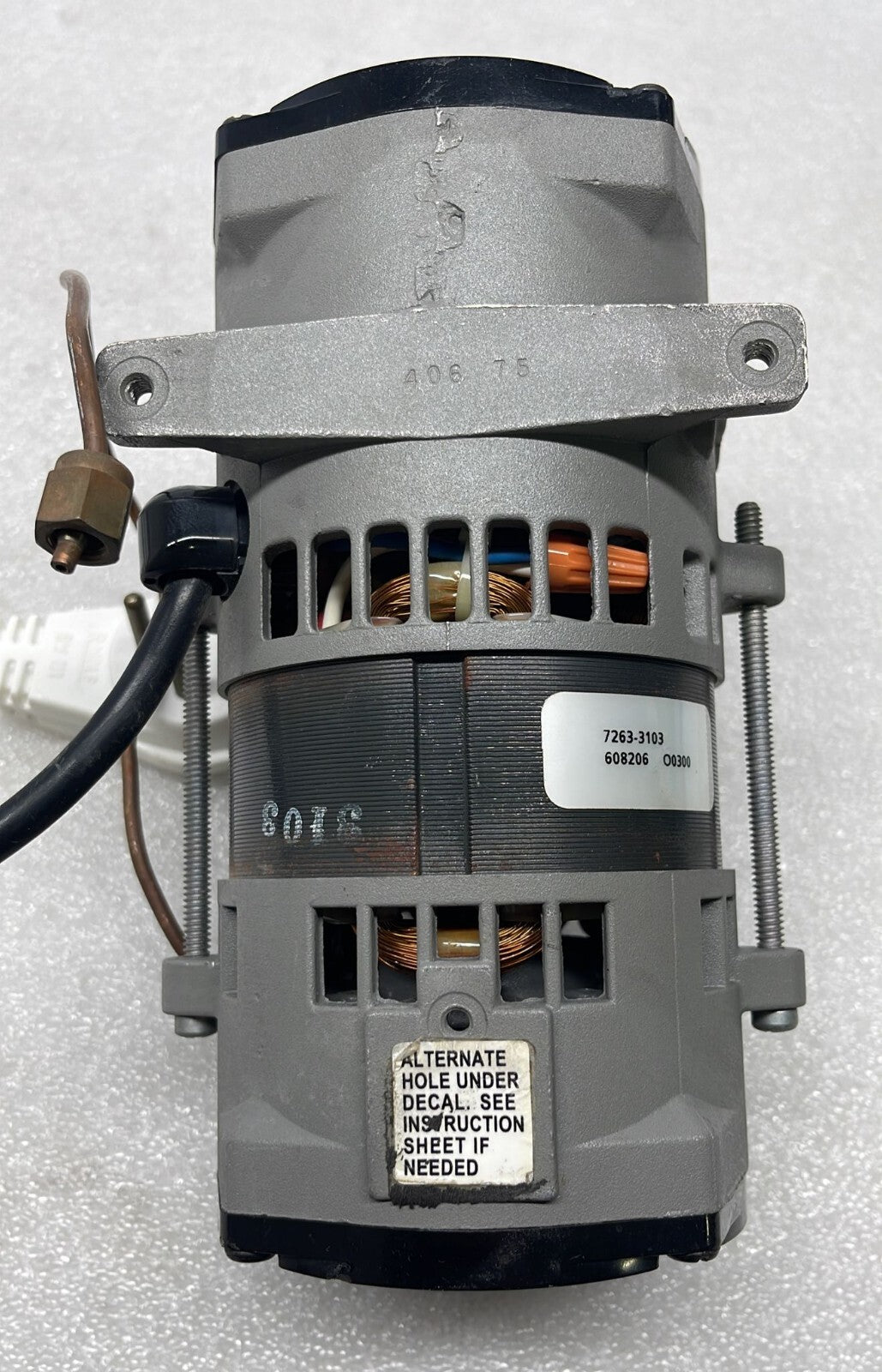 THOMAS PUMPS 107**** 220/230V 60/50Hz 0.7A MOTOR NO. 608206