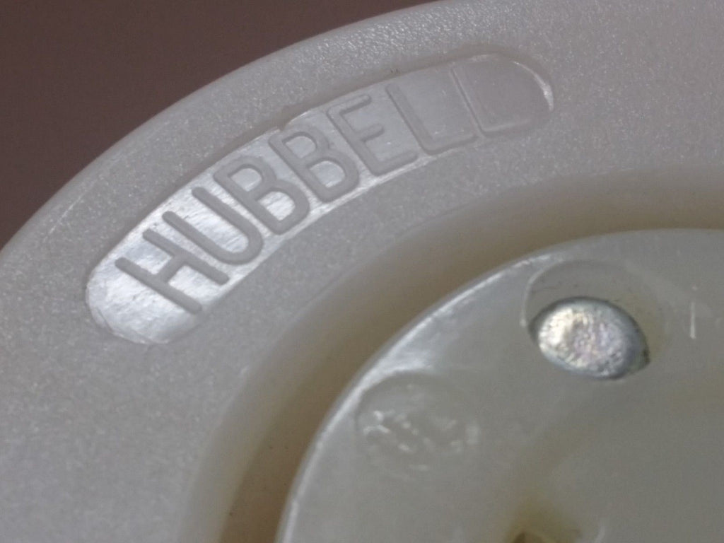 [LOT 3 PCS] Hubbell HBL4585C Flanged Receptacle 15A 250V 2P 3-Wire
