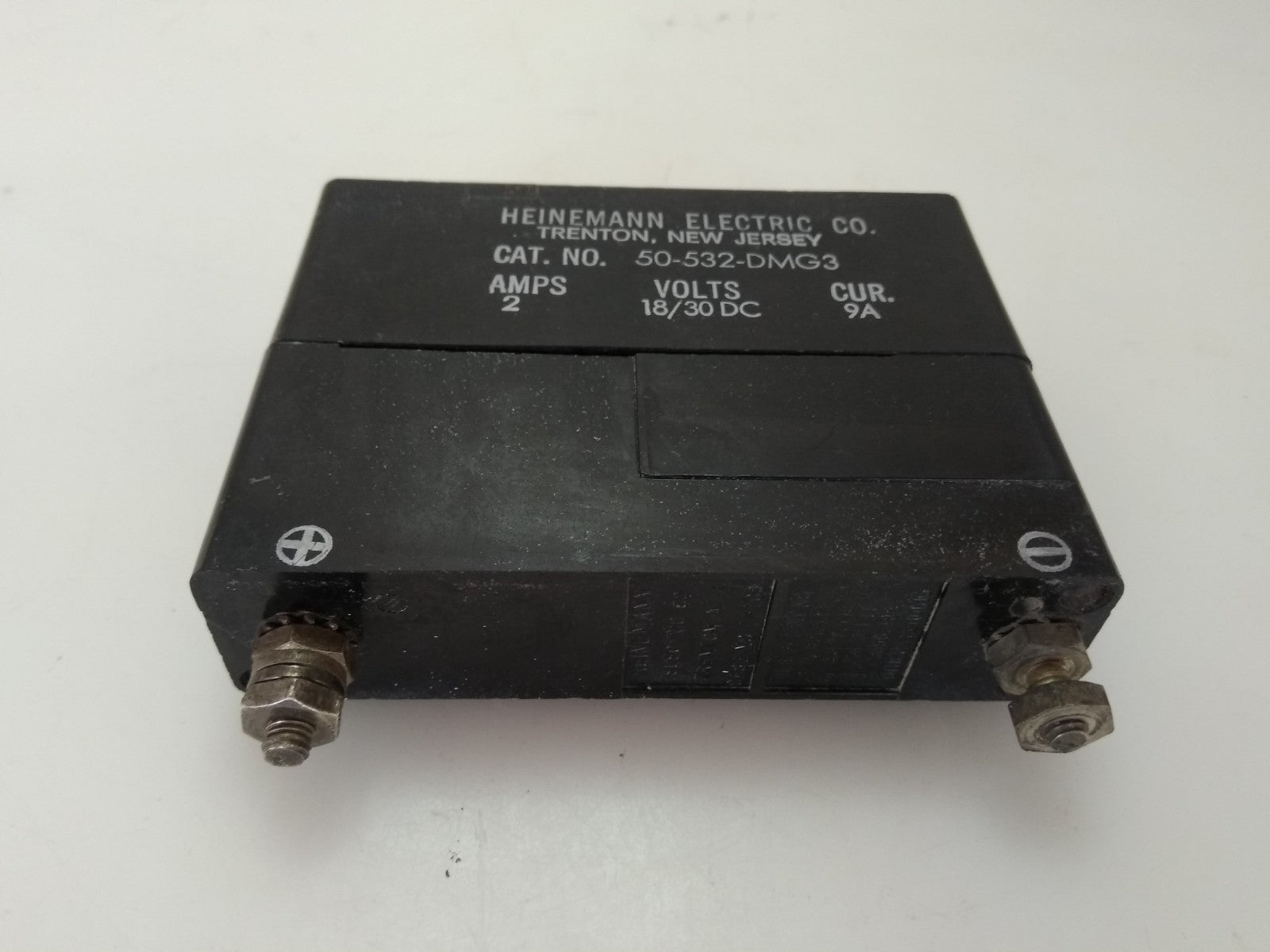 Heimemann Electric Co 50 532 Dmg3 Circuit Breakers 9 amper 18 30 Vdc