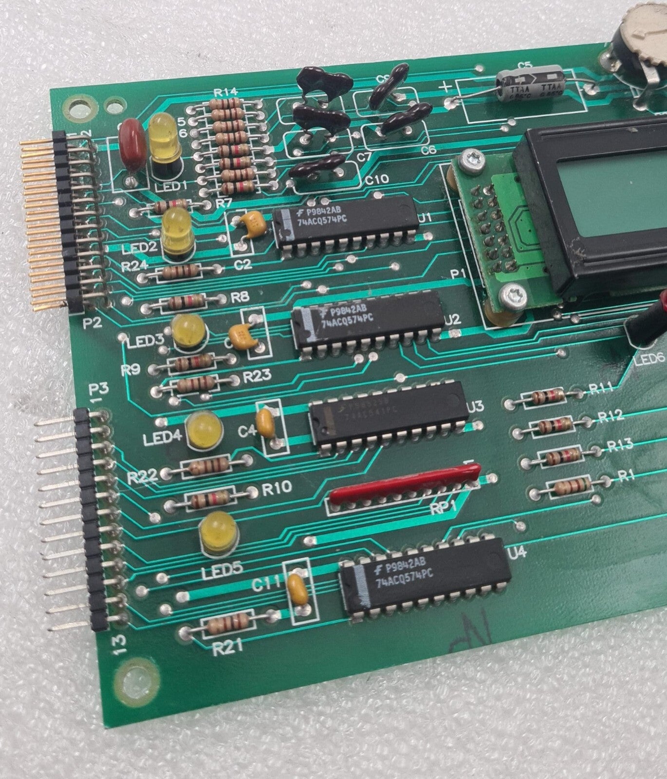 SIMPLEX GRINNELL 4100 DISPLAY BD BOARD ASSY 565-331 PCB 565-330