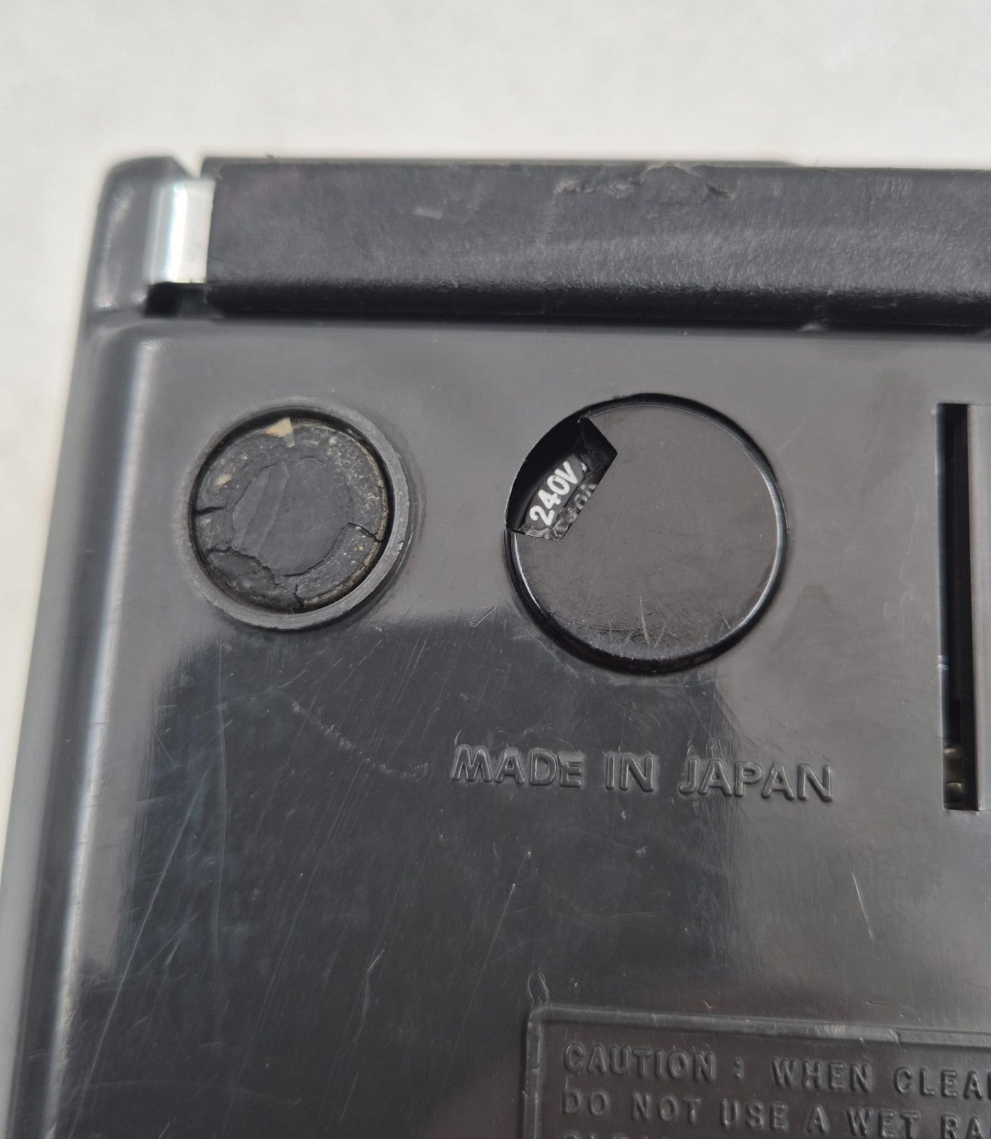 Sharp QT-8D Micro Compet electronic desktop calculator with compact early-generation calculator design