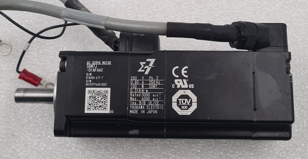 YASKAWA SGM7J-01AFA6C AC SERVO MOTOR **AS-IS**