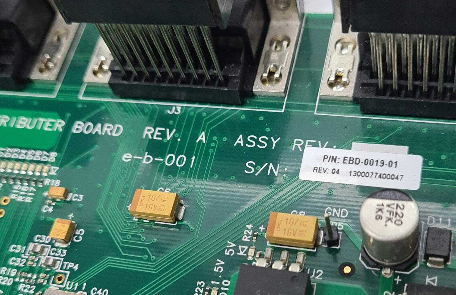 Scodix X-Ray Data Distributer Board Rev. A EBD-0019-01 e-b-001