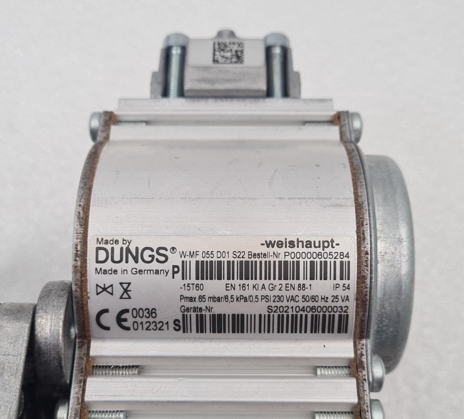 DUNGS Weishaupt Control Gas Valve W-MF 055 D01 S22 605284 W/ GW 50 A5/1 **AS-IS