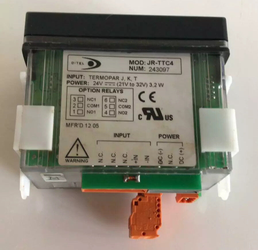 Ditel Universal Digital Indicator Temperature And Resistance Input Junior JR-TTC