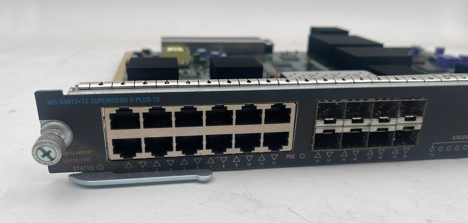 Cisco Catalyst WS-X4013+TS SuperVisor II-Plus-TS W/ VI8BU327238DTE Memory Card
