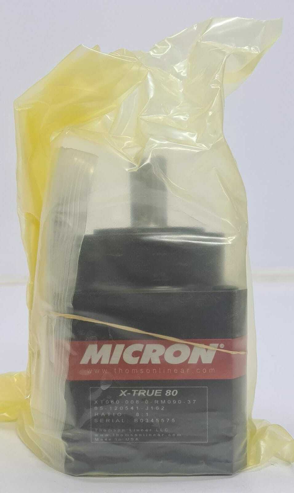 THOMSON Micron X-True 80 Gearbox XT080-008-0-RM090-37 65-120541-J162 RATIO 8:1
