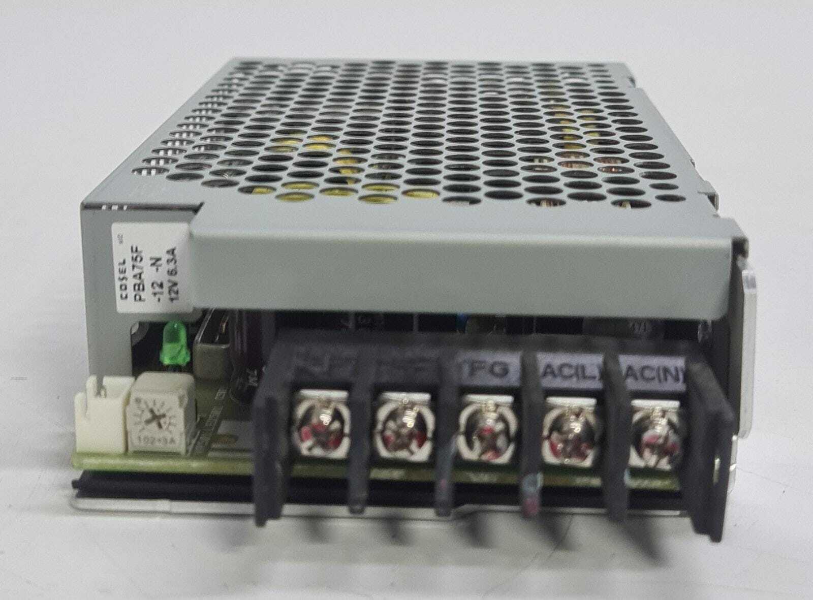 COSEL PBA75F-12-R Power Supply 100-240V 1.0A 50-60Hz PBA75F PMA60F