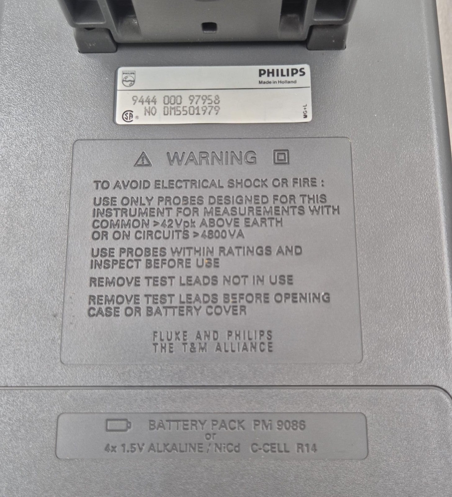 [LOT 2 PCS] PHILIPS FLUKE 97 50MHz SCOPEMETER 9444 000 97958 **FOR PARTS**