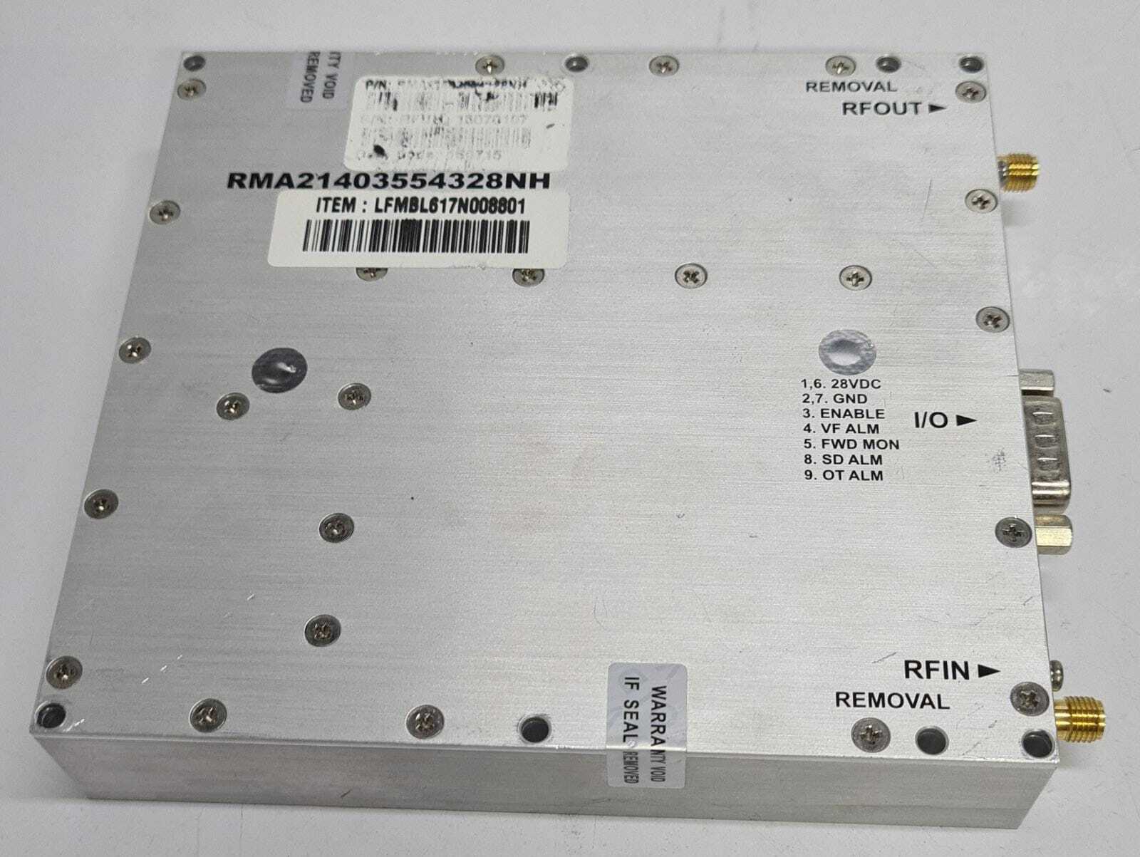 INSPOWER RF Amplifiers RMA21403554328NH ITEM: LFMBL617N008801