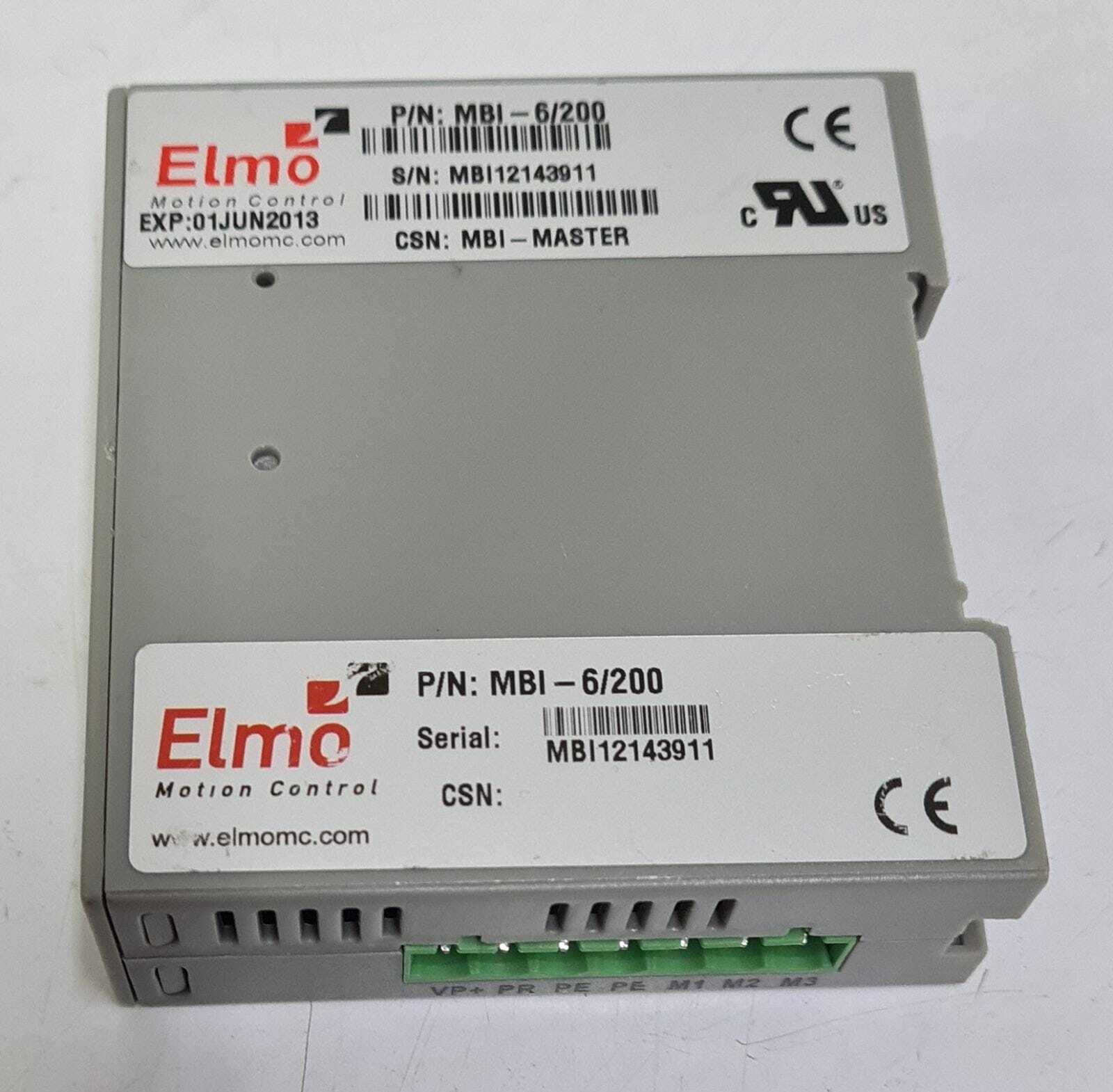 ELMO Motion Control MBI-6/200 Master Servo Drive