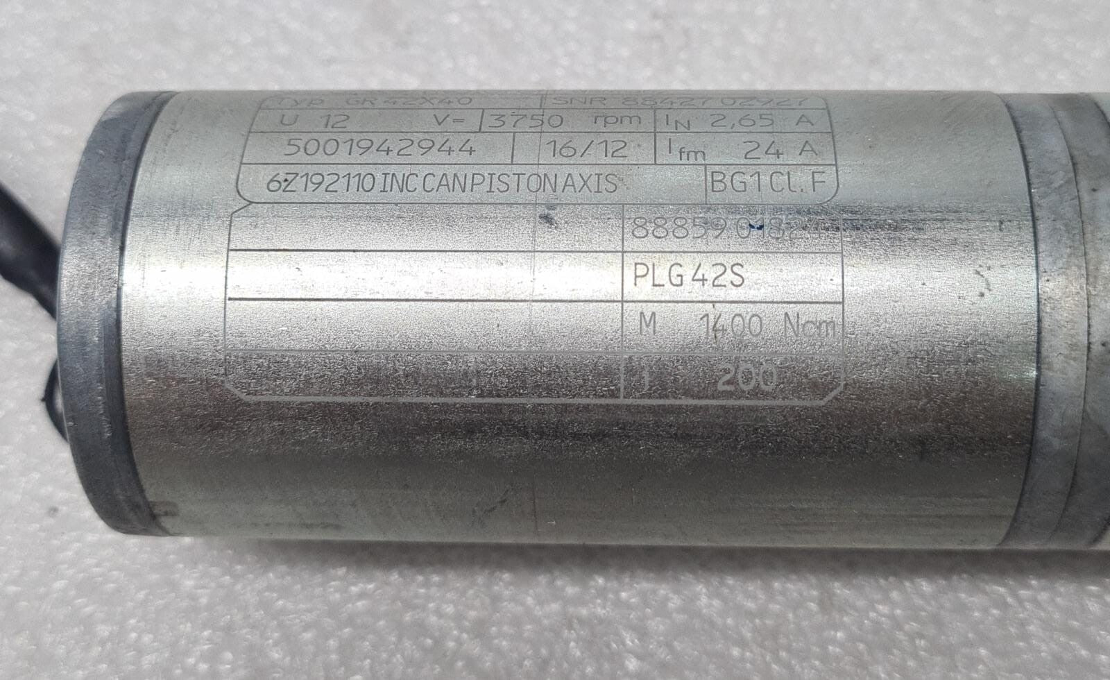 Dunkermotoren GR 42X40 Brushed DC Motor BG1CLF PLG42S