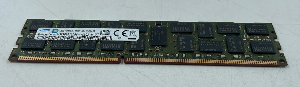 [LOT OF 2] SAMSUNG 16GB 2Rx4 PC3L-12800R M393B2G70DB0-YK0Q2 Memory RAM