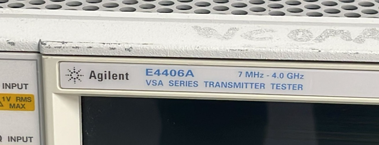 Agilent E4406A VSA Series Transmitter Tester 7 MHz - 4.0 GHz