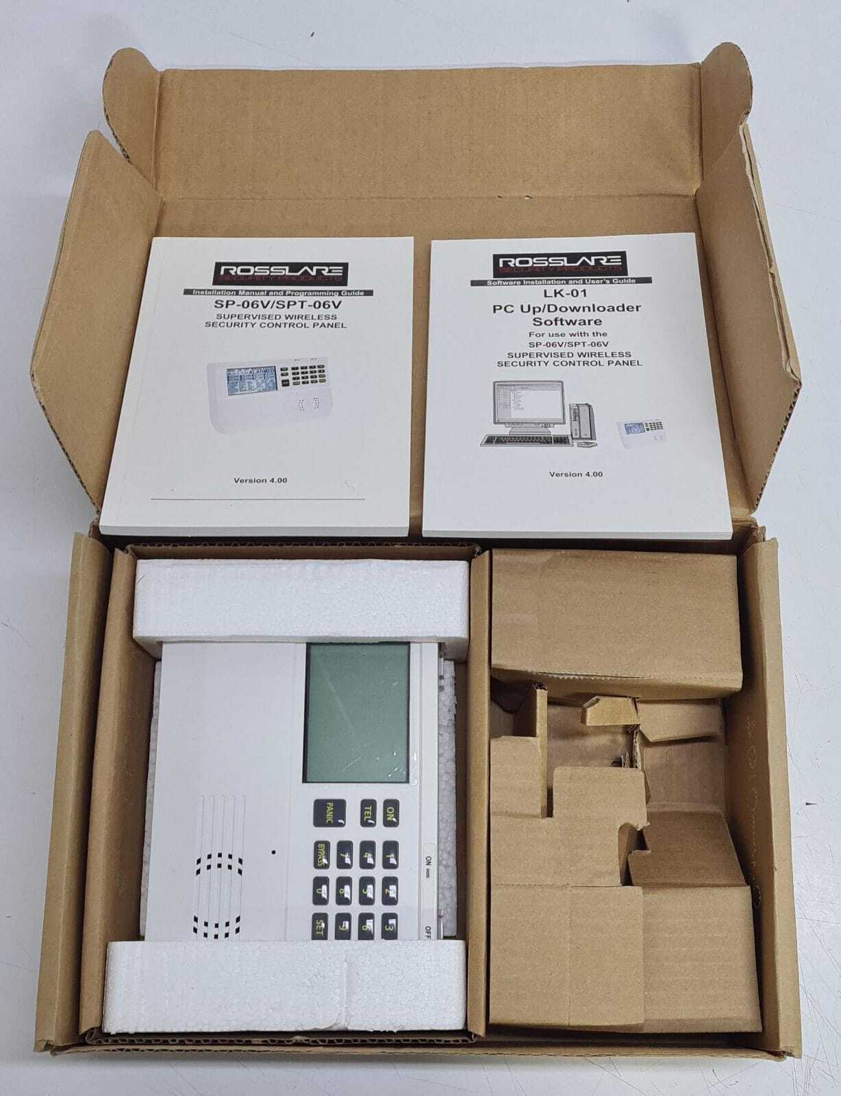 ROSSLARE SECURITY SP-V6GCE 433.92MHz Wireless Alarm Panel HLX-40GE For LK-01