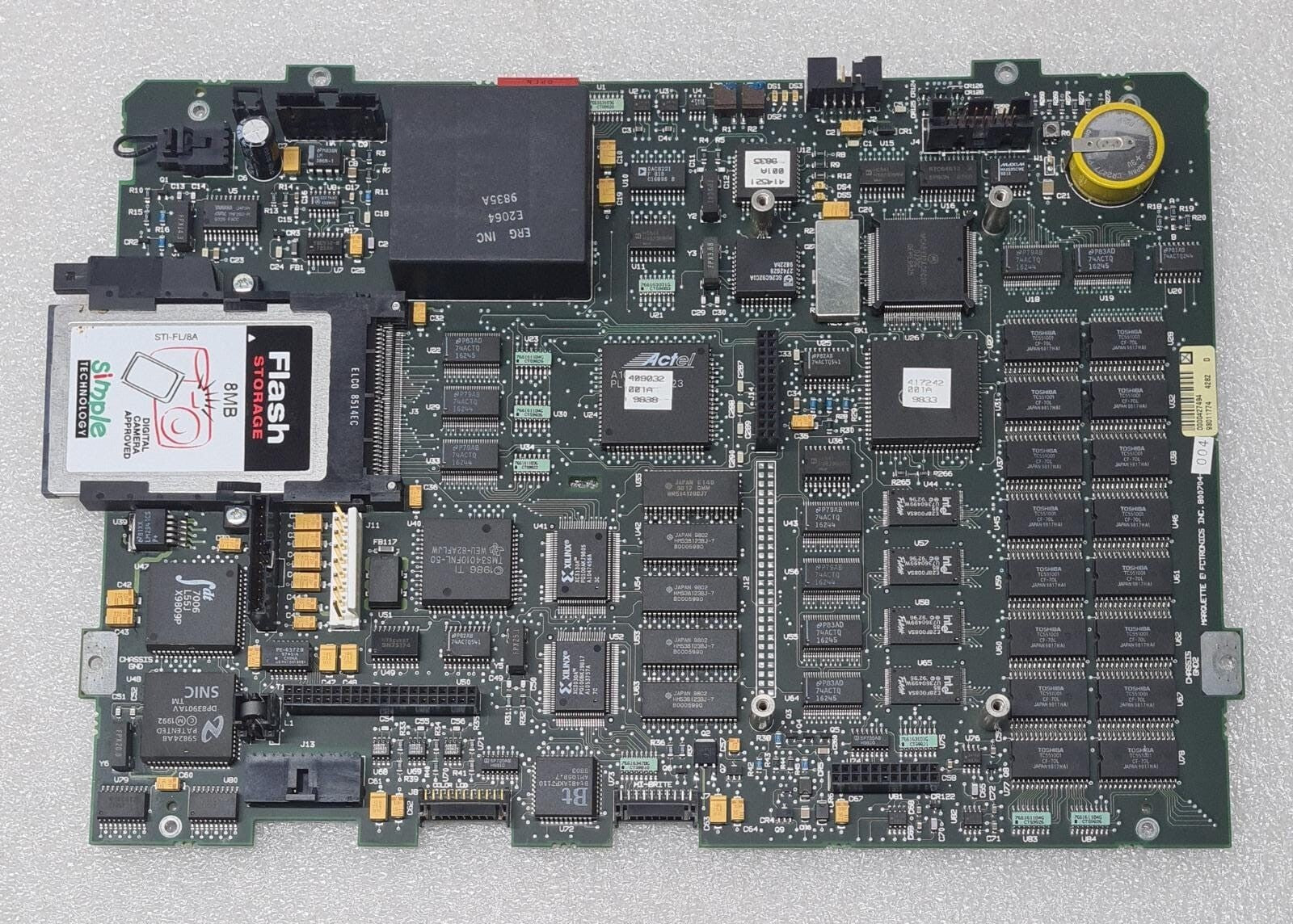 MARQUETTE ELECTRONICS 800704-004 800705-003 Main Board W/ 8MB for GE Eagle 4000