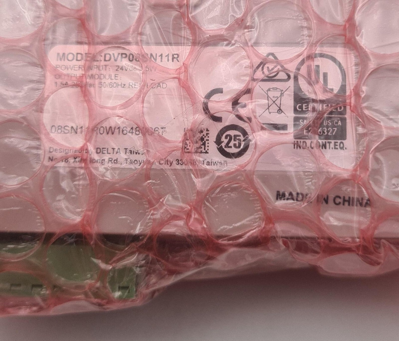 [LOT 5] NEW IN BOX - DELTA DVP08SN11R DIGITAL IO MODULE PLC DC24V 8DO