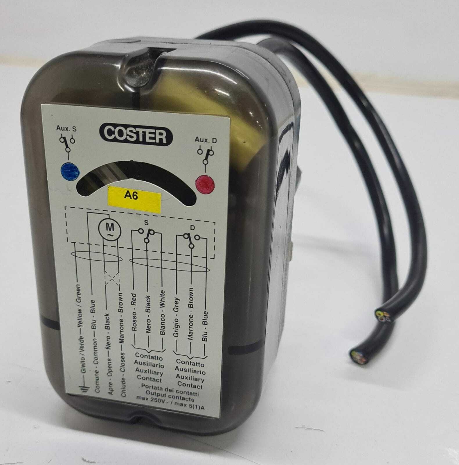 COSTER CRB 094 Series 909 24V 90 sec. Reversible Rotary Servo Motor