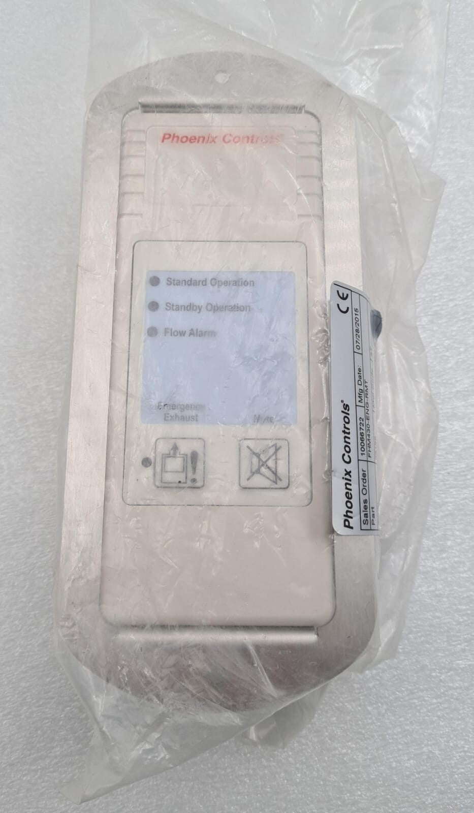 NEW SEALED - PHOENIX CONTROLS FHM430-ENG-RMT Fume Hood Monitor