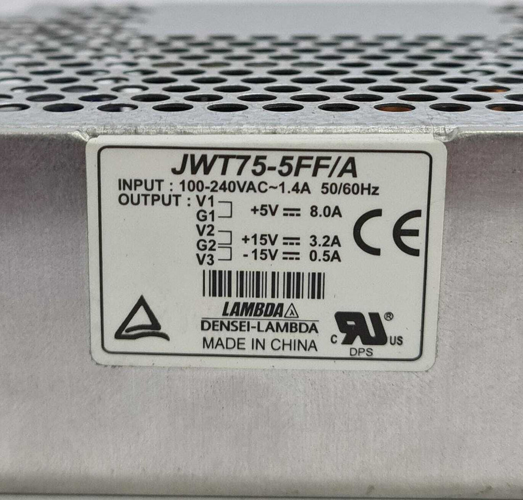 Densei-Lambda JWT75-5FF/A JWT755FFA Power Supply 100-240VAC 1.4A