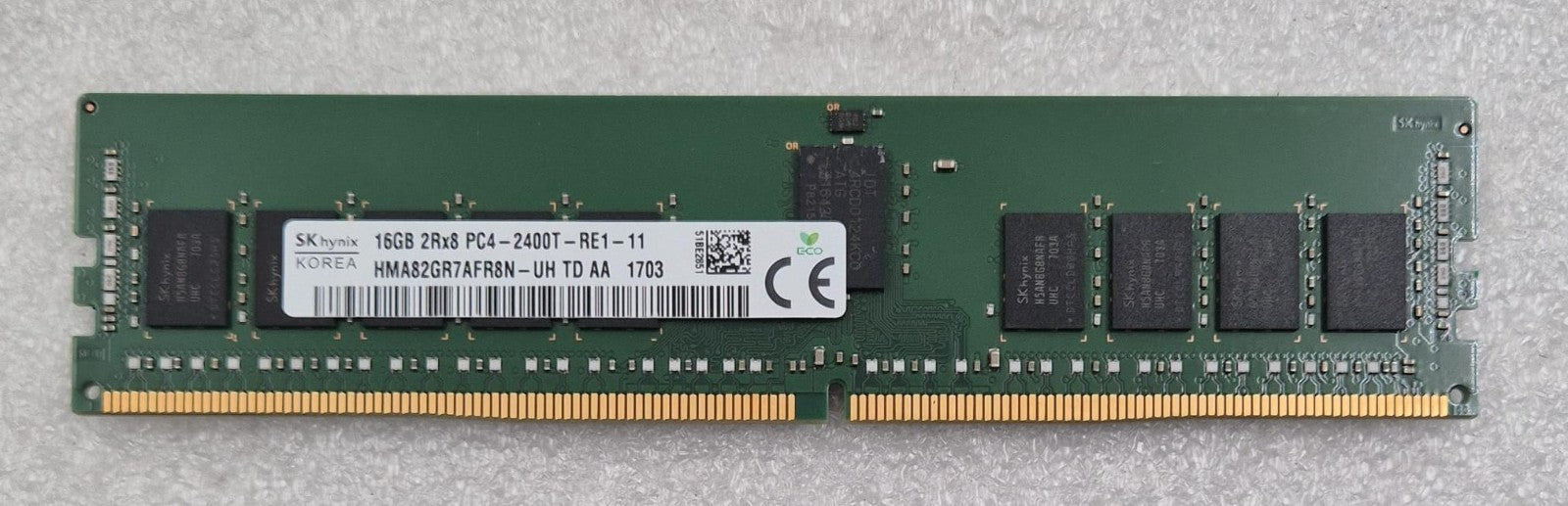 [LOT 8 PCS] SK Hynix 16GB 2Rx8 PC4-2400T DDR4 HMA82GR7AFR8N-UH Server Memory RAM