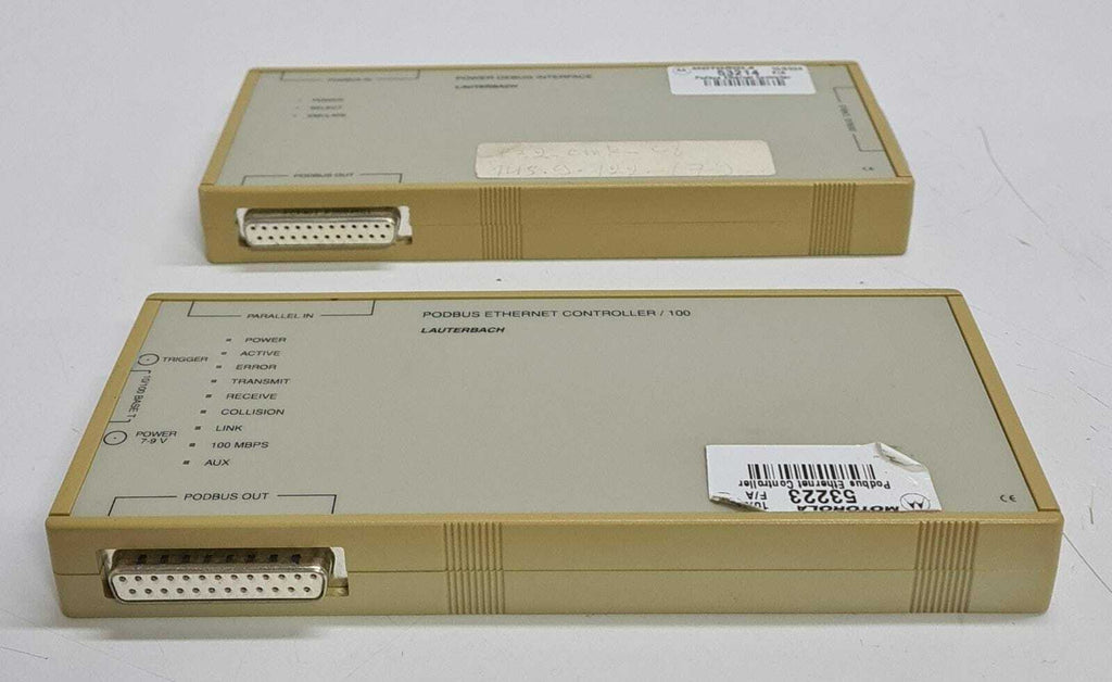 LAUTERBACH LA-7702 DEBUG-POWER Interface & LA-7821 PODBUS-ETH-128M-100 Ethernet