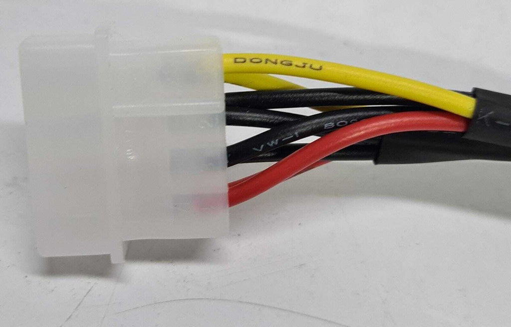 [LOT OF 19] Viewcon Power Cable Serial ATA Receptacle 15p Y Cable 0.2M VW010