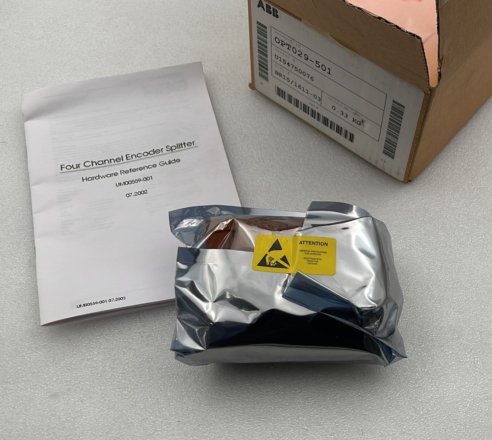 *NEW* ABB OPT029-501 Four Channel Encoder Splitter