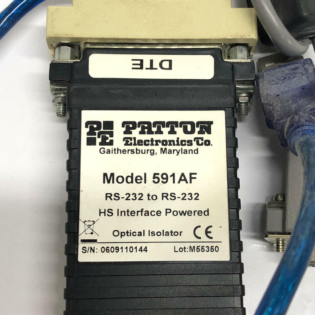 Hsinterface Patton 591AF - RS-232 to RS-232 HS Interface Powered Optical & accasso