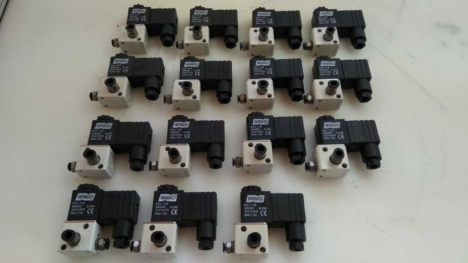 [LOT OF 3] Airtac 3V1-06 2-Way Solenoid Valve Air Pneumatic W/ AMISCO EVI 7/9