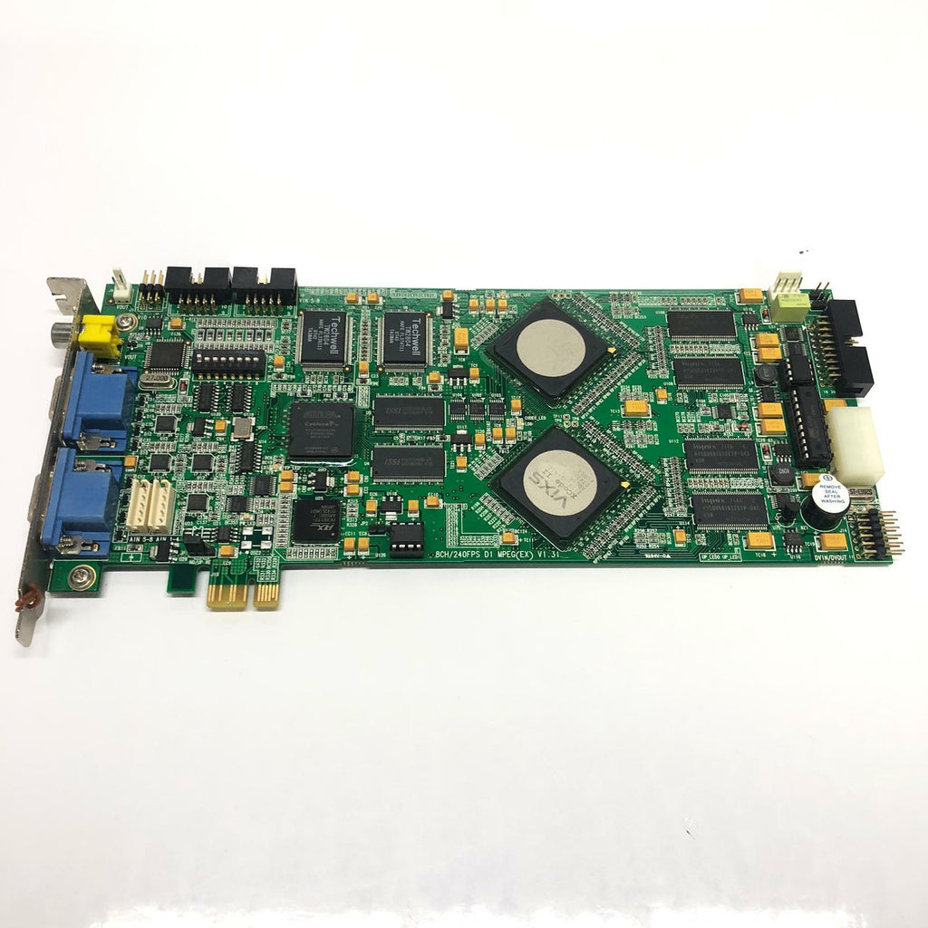 PCI Express 8CH/240FPS D1 MPEG(EX)V1.32 D1 120 Real Time Dsiplay, Raw Data