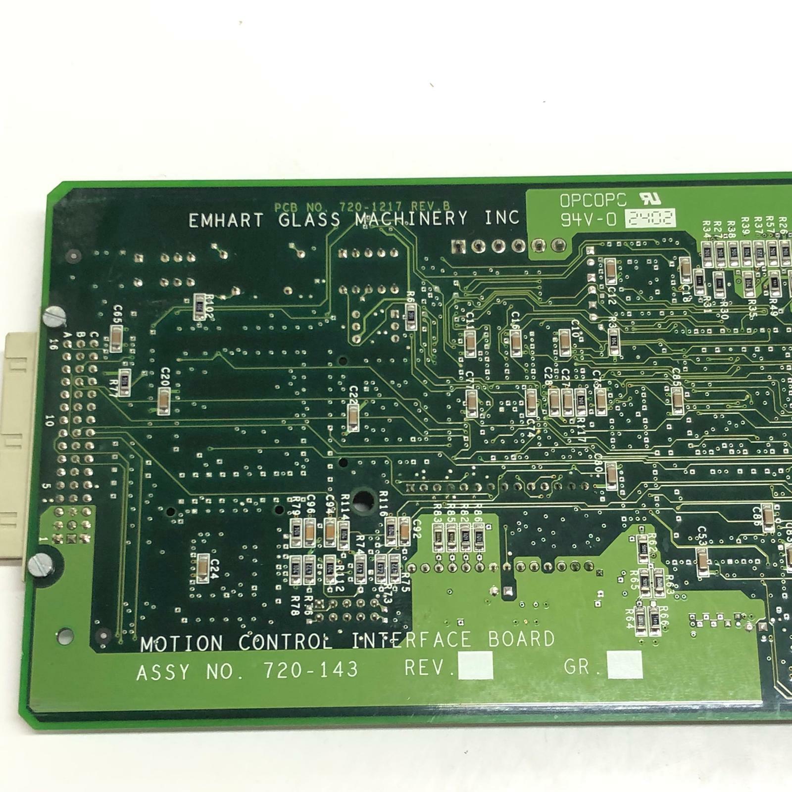 Emhart Glass Motion Control Interface 720-143 Piggy Back Ressolver PRD-0026350C-