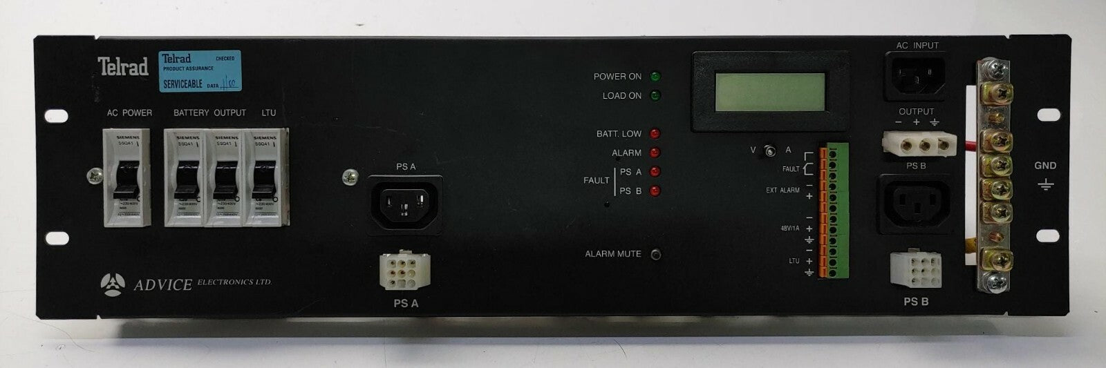 Telrad Advice Electronics control panel