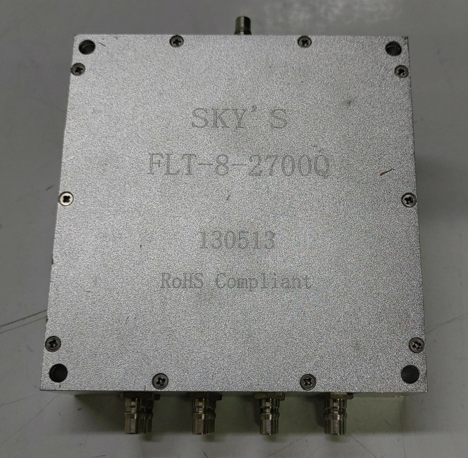 [LOT OF 2] SKY'S FLT-8-2700Q 8 Way Power Divider SMA Female Connectors