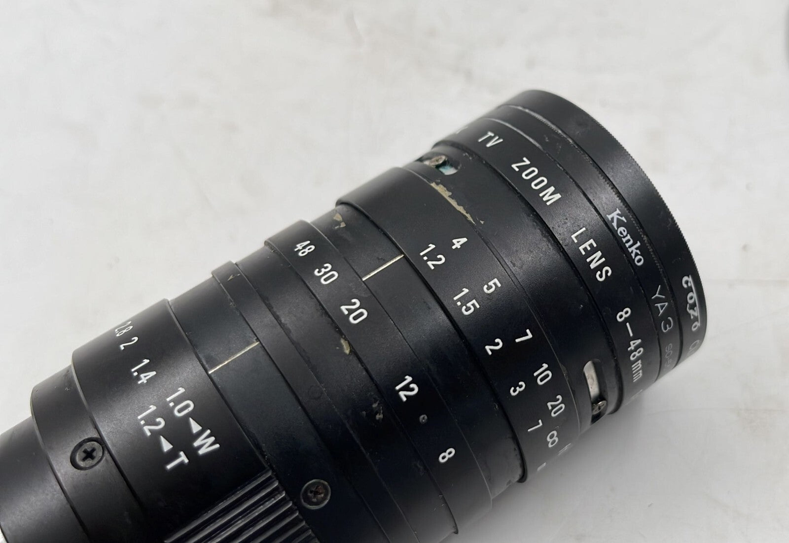 PENTAX TV ZOOM LENS 8-48mm 1:1.0 W/ KENKO YA3 SO-56 & COZO CLOSE UP No2 55mm
