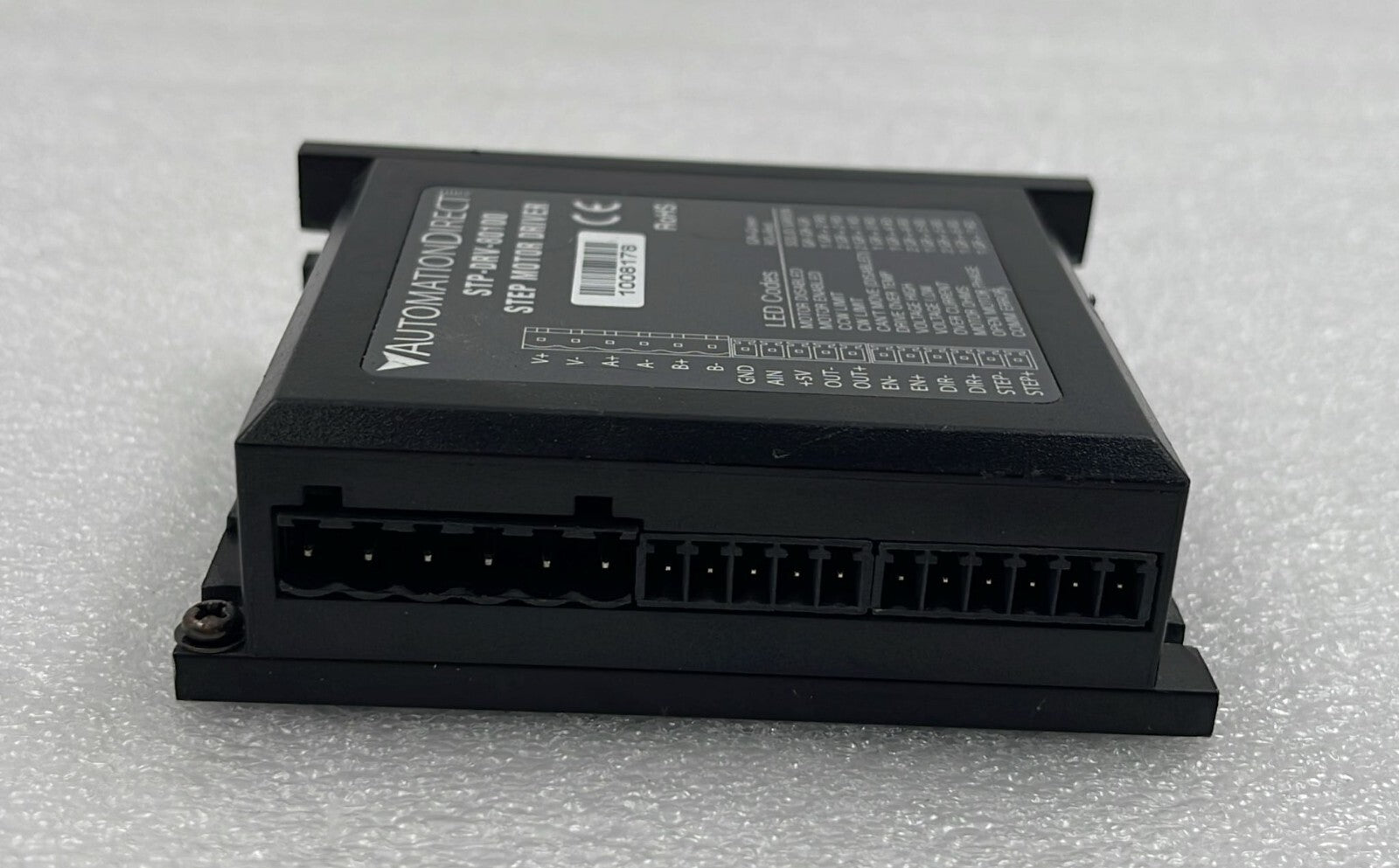 Automation Direct STP-DRV-80100 stepper motor driver with step and direction control and diagnostic LEDs