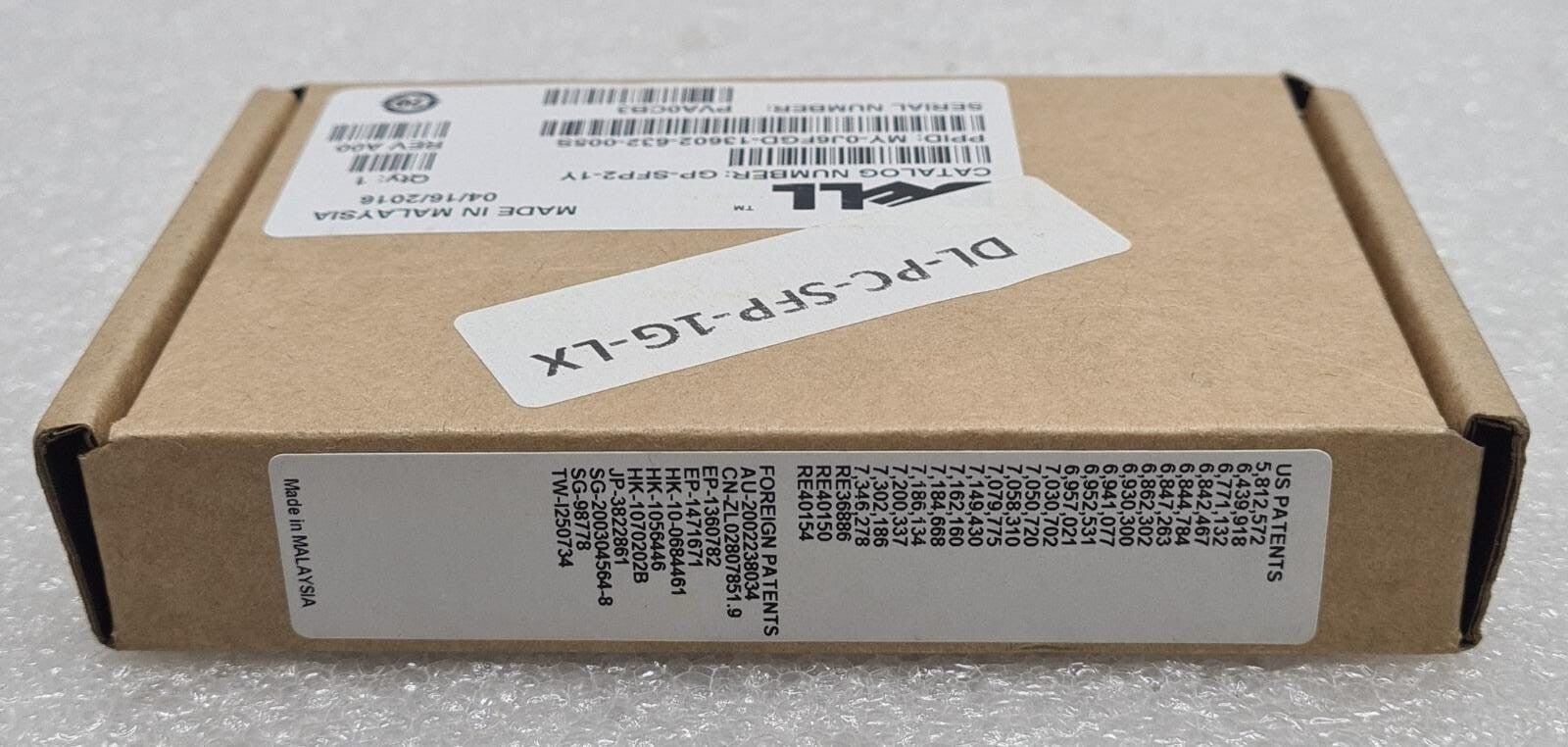 NEW - DELL TRANSCEIVER MY-0J6FGD-13602-632-005S 1310nm GP-SFP2-1Y SFP+