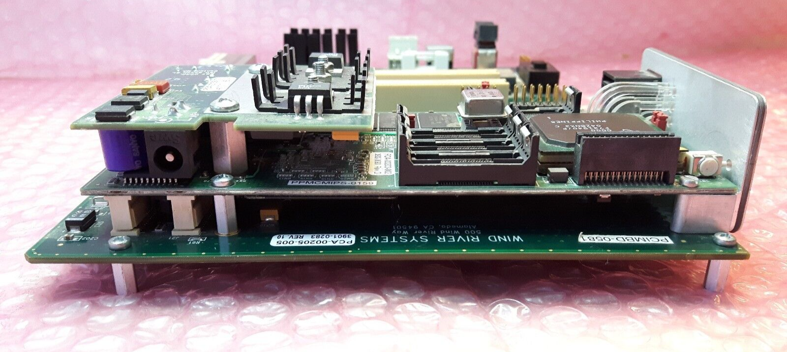 Wind River SYSTEMS PPMC Motherboard PCB-00205-002 3901-0283 PCIMBD-0581 ASSY