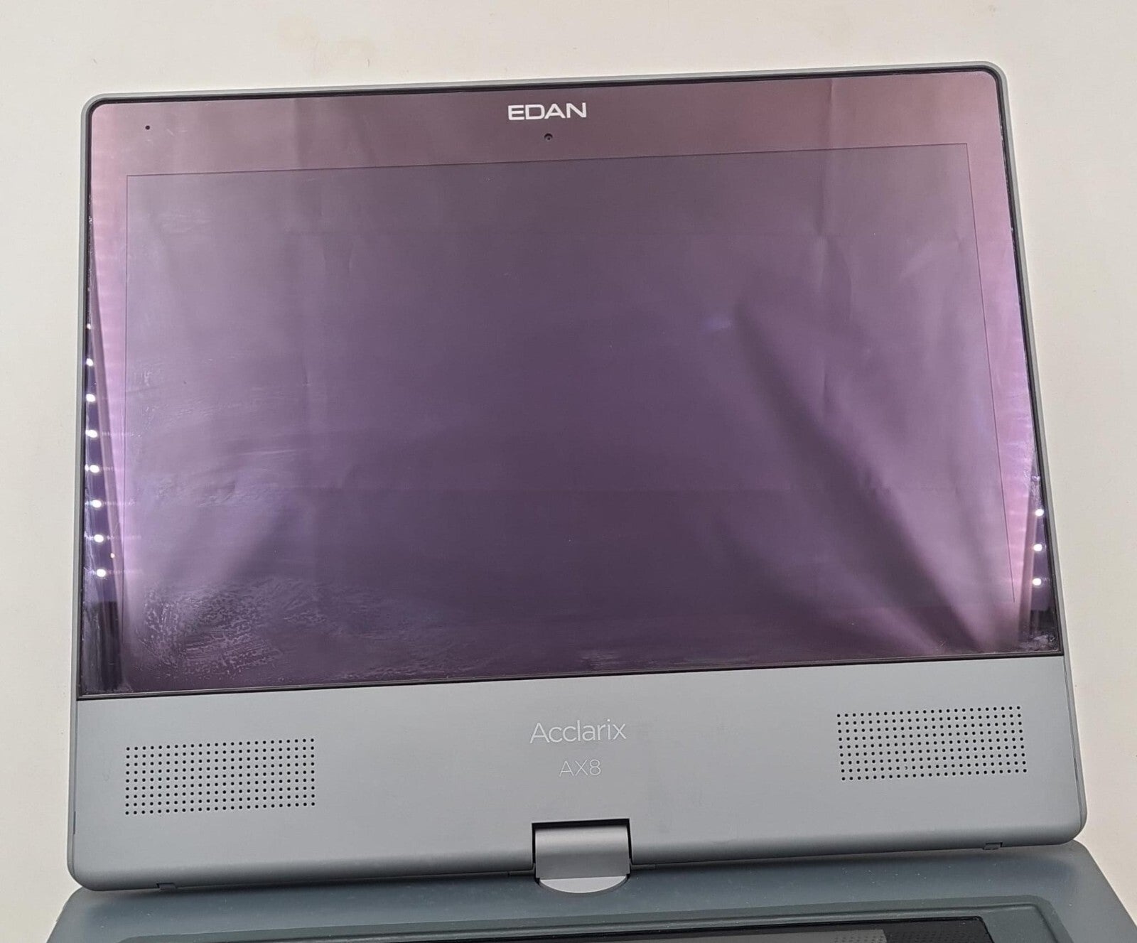 EDAN Acclarix AX8 Portable Diagnostic Ultrasound System Color Touch Screen AS-IS