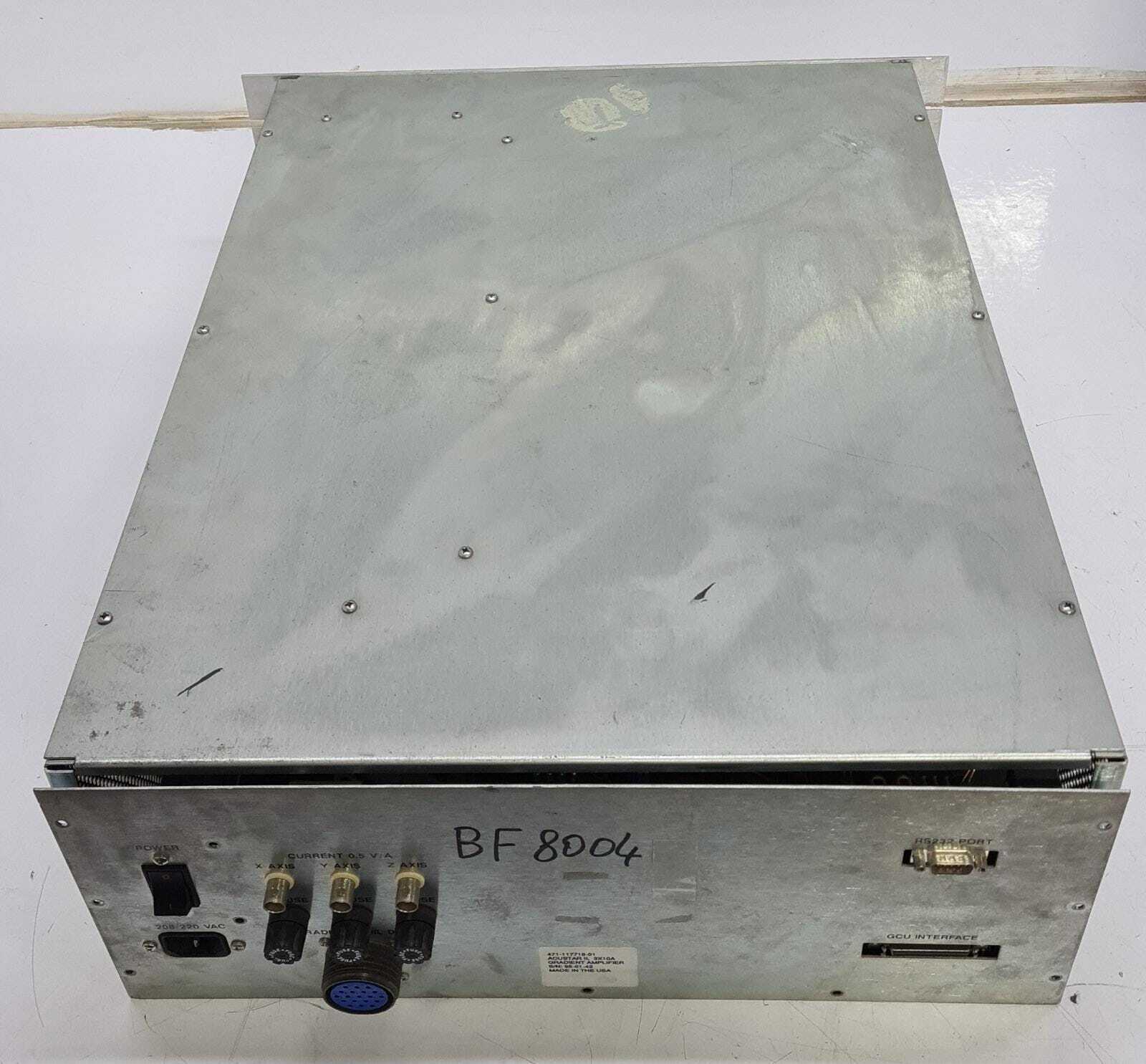 BRUKER Instruments GRADIENT AMPLIFIER 471-117718-01 ACUSTAR II 3x10A - AS IS