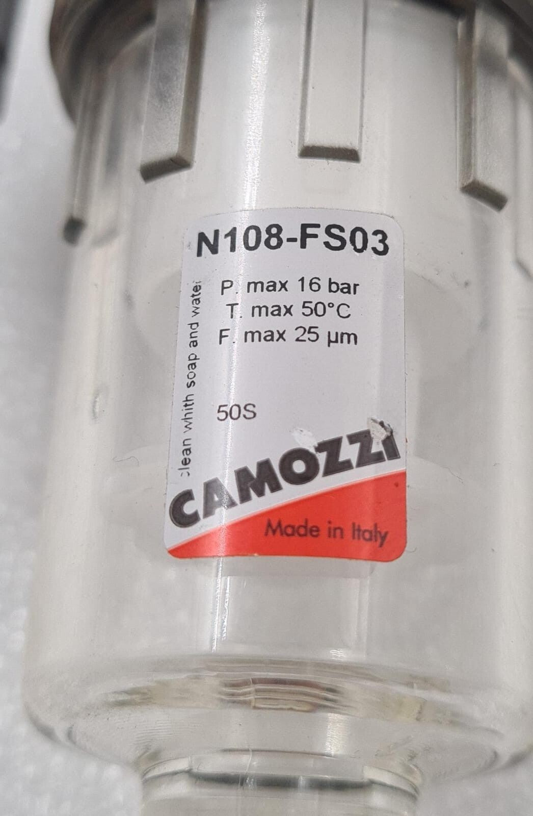 CAMOZZI N108-FS03 FILTER 16 Bar