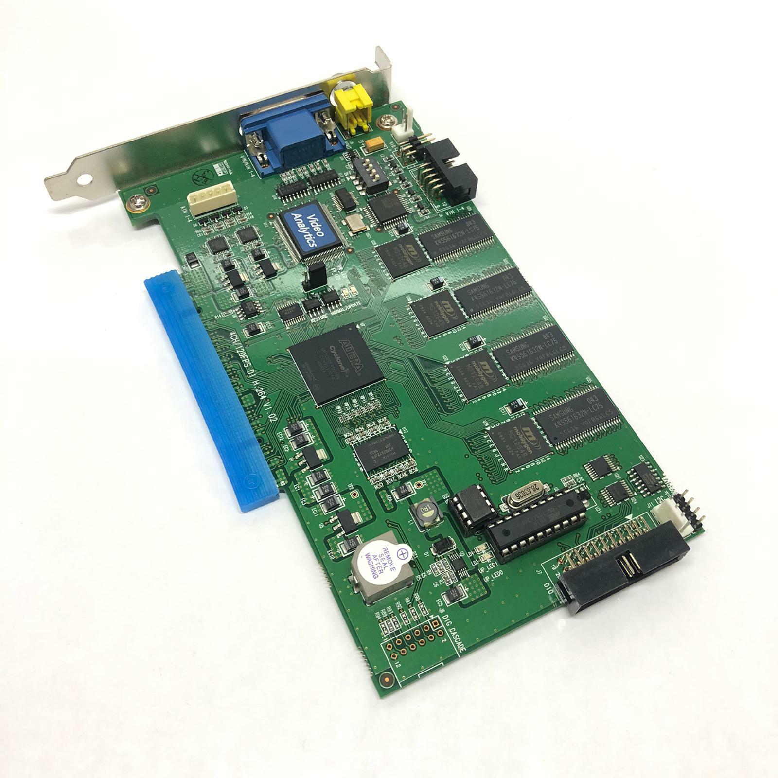 NUUO Video analytics 4CH 120/120FPS H.264 DVR CAPTURE BOARD Real Time